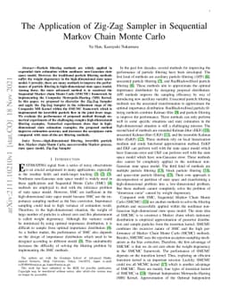 The Application of Zig-Zag Sampler in Sequential Markov Chain Monte
  Carlo