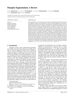 Panoptic Segmentation: A Review