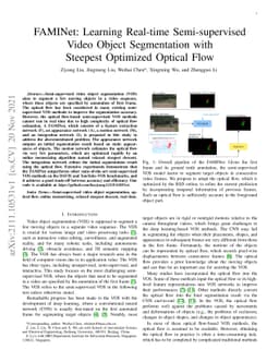 FAMINet: Learning Real-time Semi-supervised Video Object Segmentation
  with Steepest Optimized Optical Flow