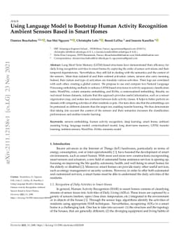 Using Language Model to Bootstrap Human Activity Recognition Ambient
  Sensors Based in Smart Homes