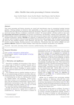 tsflex: flexible time series processing & feature extraction