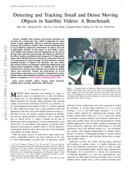 Detecting and Tracking Small and Dense Moving Objects in Satellite
  Videos: A Benchmark
