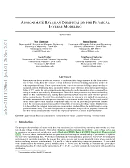 Approximate Bayesian Computation for Physical Inverse Modeling