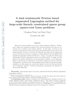A dual semismooth Newton based augmented Lagrangian method for
  large-scale linearly constrained sparse group square-root Lasso problems