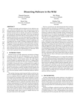Dissecting Malware in the Wild