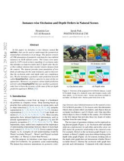 Instance-wise Occlusion and Depth Orders in Natural Scenes