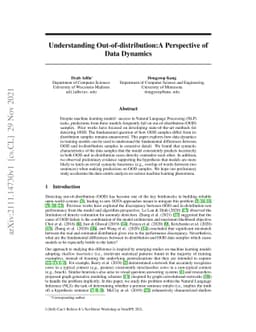 Understanding Out-of-distribution: A Perspective of Data Dynamics