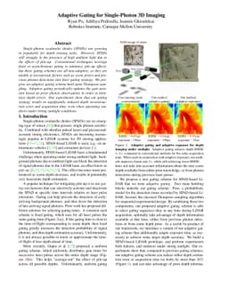 Adaptive Gating for Single-Photon 3D Imaging
