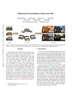 Hallucinated Neural Radiance Fields in the Wild