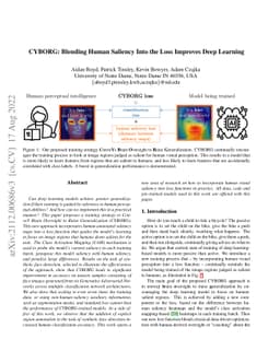 CYBORG: Blending Human Saliency Into the Loss Improves Deep Learning