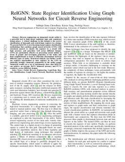 ReIGNN: State Register Identification Using Graph Neural Networks for
  Circuit Reverse Engineering