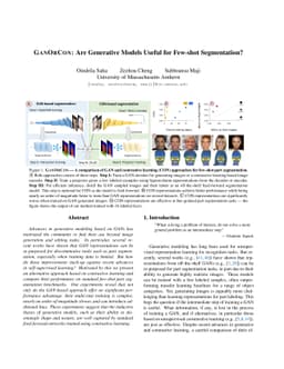 GANORCON: Are Generative Models Useful for Few-shot Segmentation?