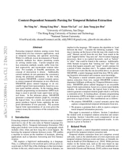 Context-Dependent Semantic Parsing for Temporal Relation Extraction