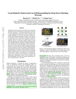 Local Similarity Pattern and Cost Self-Reassembling for Deep Stereo
  Matching Networks