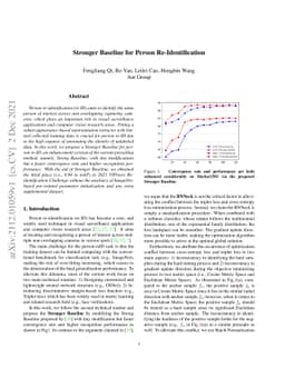 Stronger Baseline for Person Re-Identification
