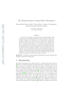 The Representation Jensen-Rényi Divergence