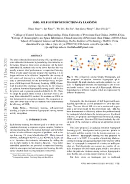 SSDL: Self-Supervised Dictionary Learning