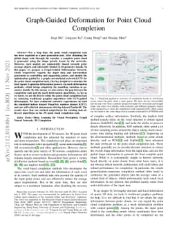 Graph-Guided Deformation for Point Cloud Completion