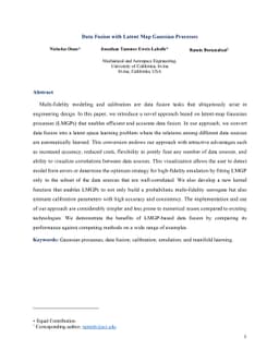 Data Fusion with Latent Map Gaussian Processes