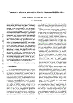 PhishMatch: A Layered Approach for Effective Detection of Phishing URLs