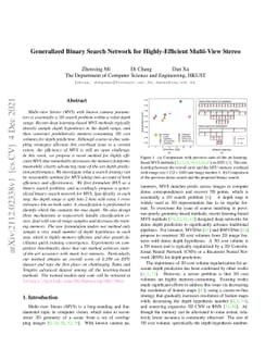 Generalized Binary Search Network for Highly-Efficient Multi-View Stereo