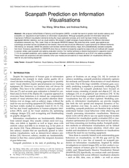 Scanpath Prediction on Information Visualisations
