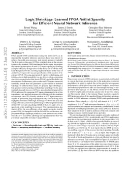Logic Shrinkage: Learned FPGA Netlist Sparsity for Efficient Neural
  Network Inference