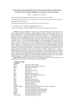 A Deep-Learning Intelligent System Incorporating Data Augmentation for
  Short-Term Voltage Stability Assessment of Power Systems