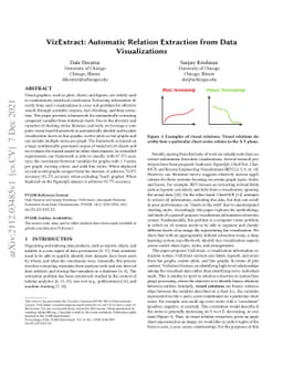 VizExtract: Automatic Relation Extraction from Data Visualizations