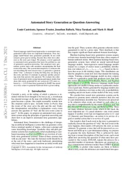 Automated Story Generation as Question-Answering