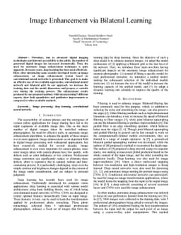 Image Enhancement via Bilateral Learning