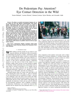Do Pedestrians Pay Attention? Eye Contact Detection in the Wild