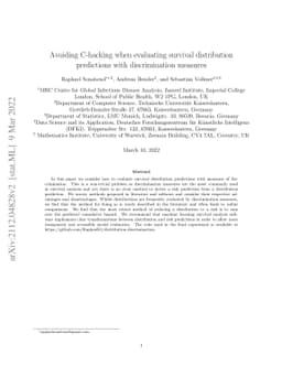 Avoiding C-hacking when evaluating survival distribution predictions
  with discrimination measures