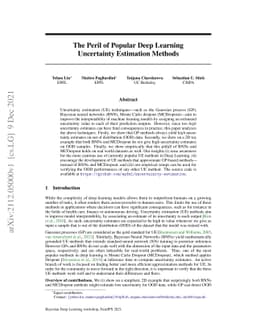 The Peril of Popular Deep Learning Uncertainty Estimation Methods