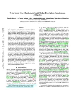 A Survey on Echo Chambers on Social Media: Description, Detection and
  Mitigation