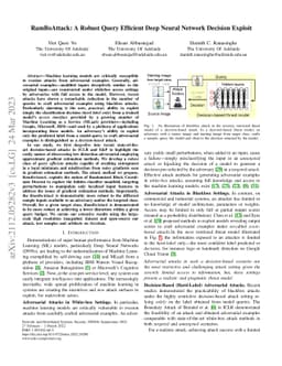 RamBoAttack: A Robust Query Efficient Deep Neural Network Decision
  Exploit