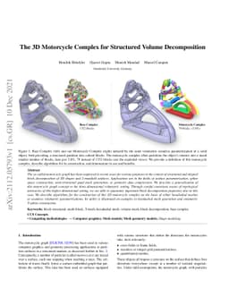 The 3D Motorcycle Complex for Structured Volume Decomposition