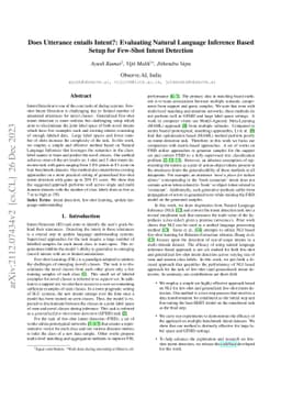 Exploring the Limits of Natural Language Inference Based Setup for
  Few-Shot Intent Detection