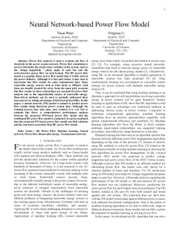 Neural Network-based Power Flow Model
