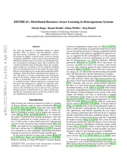DISTREAL: Distributed Resource-Aware Learning in Heterogeneous Systems