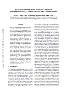 AcTune: Uncertainty-aware Active Self-Training for Semi-Supervised
  Active Learning with Pretrained Language Models