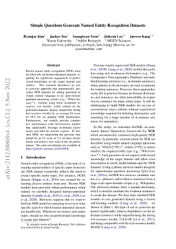 Simple Questions Generate Named Entity Recognition Datasets