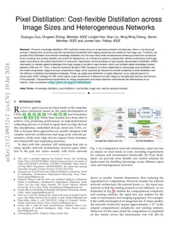 Pixel Distillation: A New Knowledge Distillation Scheme for
  Low-Resolution Image Recognition