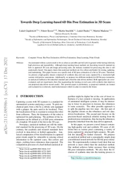 Towards Deep Learning-based 6D Bin Pose Estimation in 3D Scans