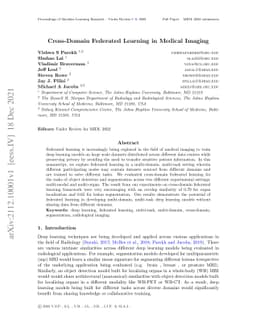Cross-Domain Federated Learning in Medical Imaging