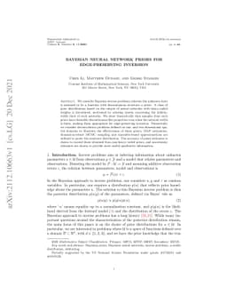 Bayesian neural network priors for edge-preserving inversion