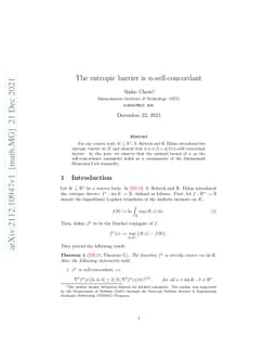 The entropic barrier is $n$-self-concordant