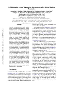Self-Distillation Mixup Training for Non-autoregressive Neural Machine
  Translation