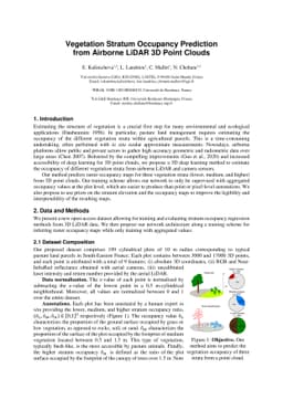 Vegetation Stratum Occupancy Prediction from Airborne LiDAR 3D Point
  Clouds