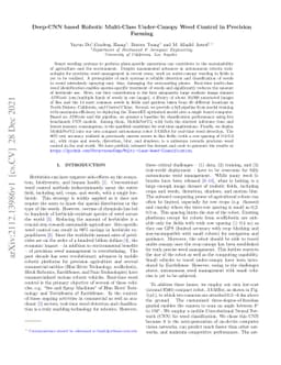 Deep-CNN based Robotic Multi-Class Under-Canopy Weed Control in
  Precision Farming